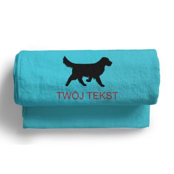 Psiocznik - ręcznik dla psiolubów z haftem Golden Retriever 100x50