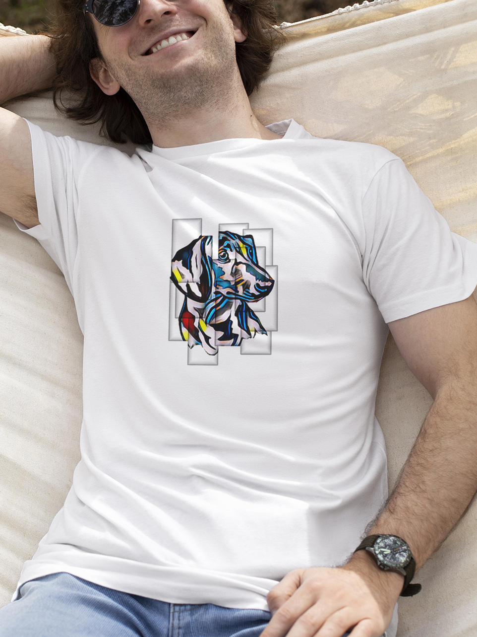 Damski t-shirt Psioszulka - fajna koszulka z grafiką Jaminka