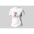 Damski t-shirt Psioszulka - Kocham Cie - prezent na walentynki z psem!