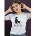 Damski t-shirt Psioszulka - owczarek collie - Bawimy sie?