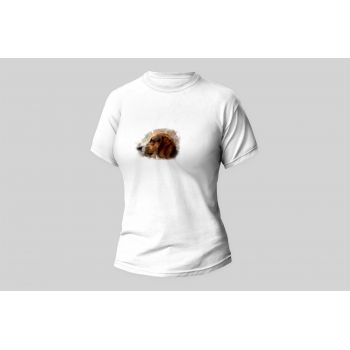 Damski t-shirt Psioszulka - Beagle - portret