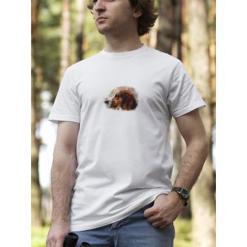 Męski t-shirt Psioszulka - Beagle - portret